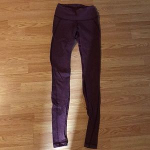 Plum lululemon leggings